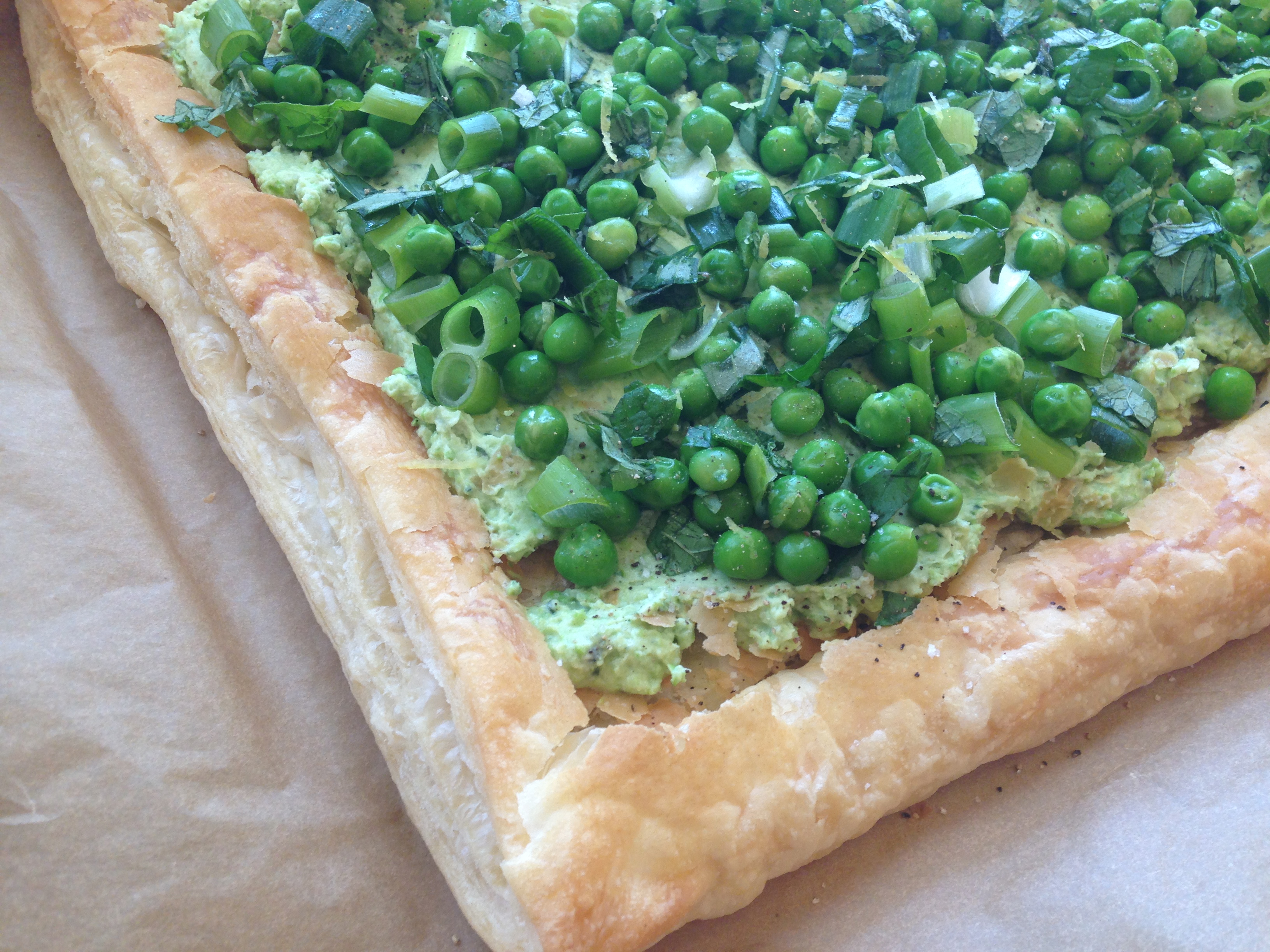 Pea and Ricotta Tart – Well Dined