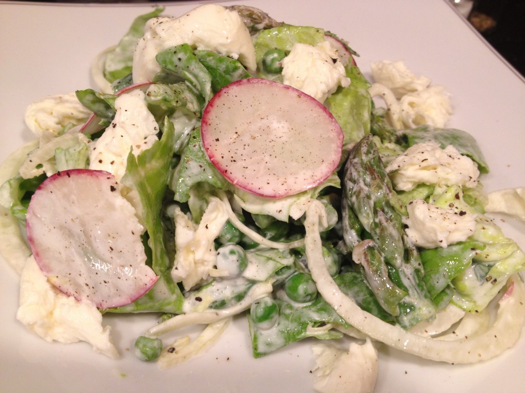 Well Dined | Spring Vegetable Salad