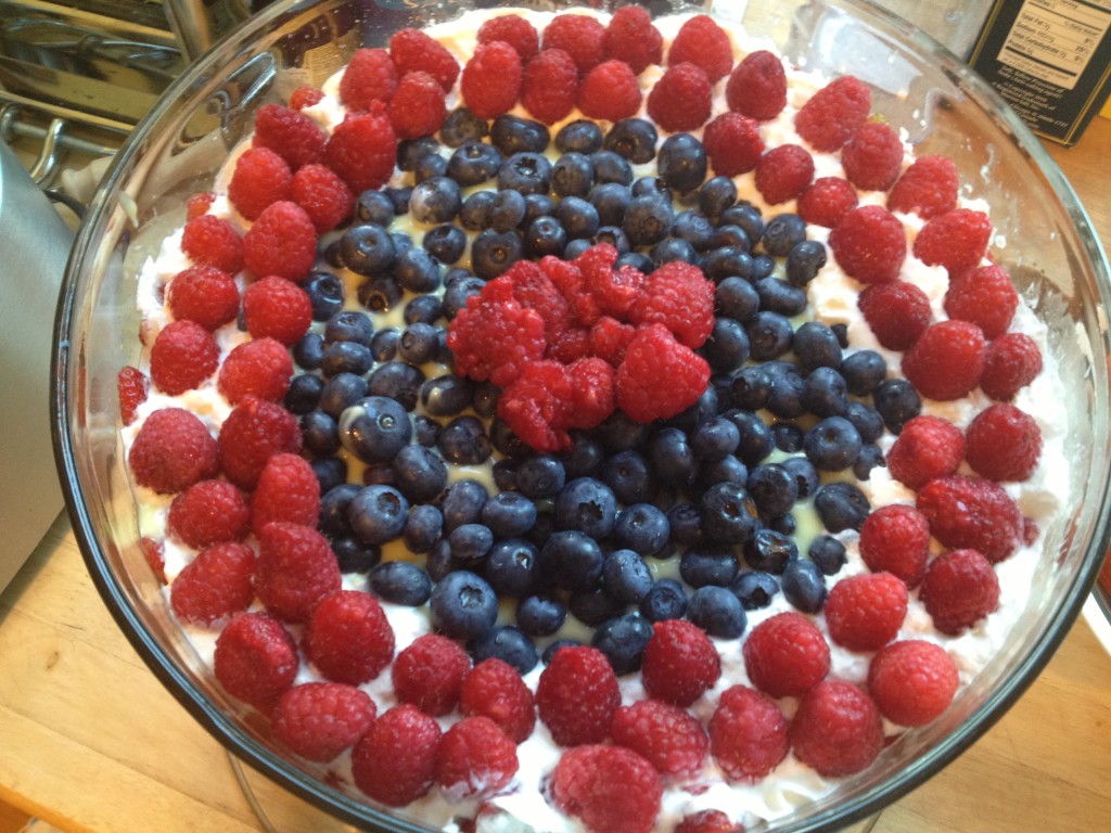 Well Dined | Red, White, and Blue Trifle