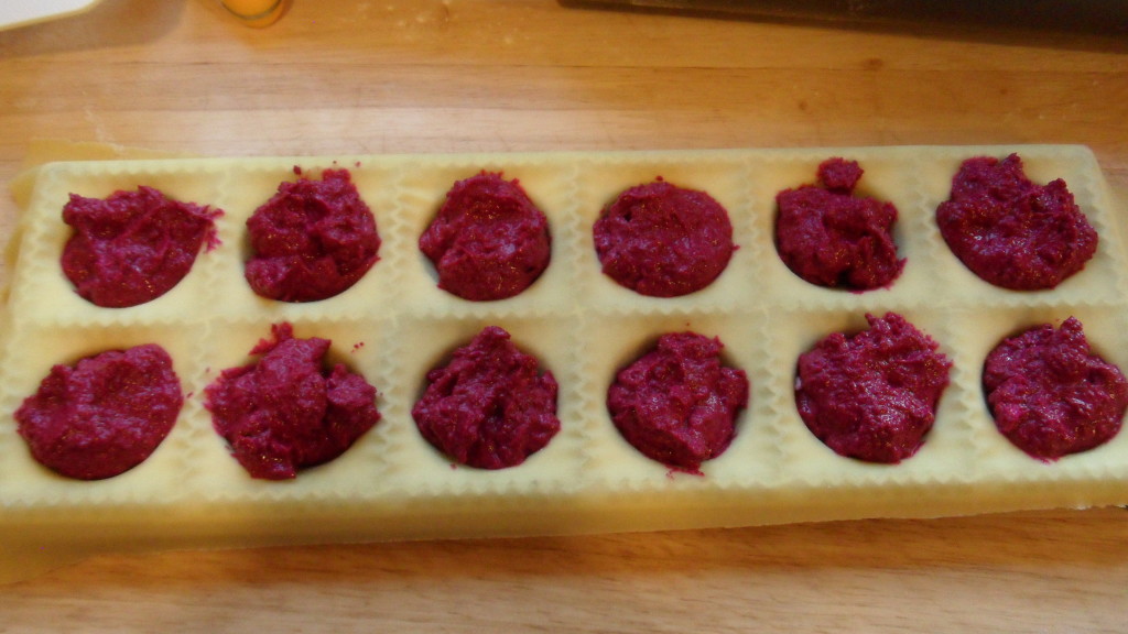 Well Dined | Roasted Beet and Goat Cheese Ravioli