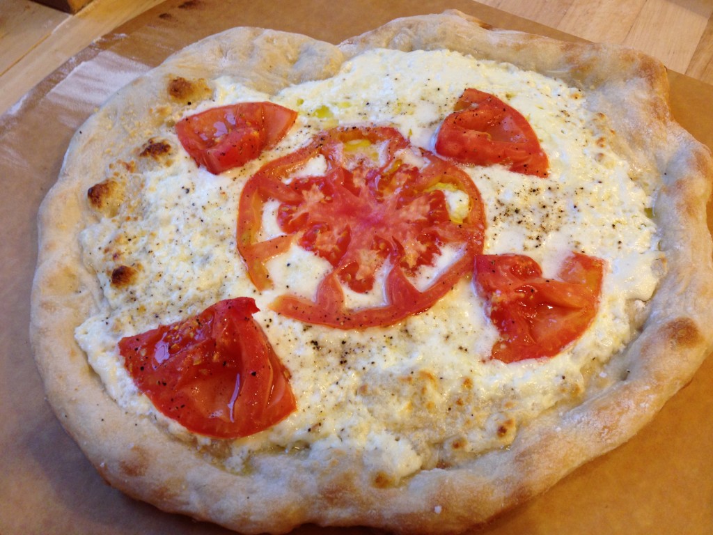 Well Dined | Tomato and Ricotta Pizza