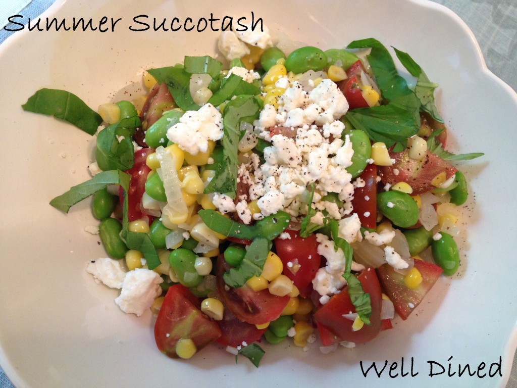 Well Dined | Summer Succotash