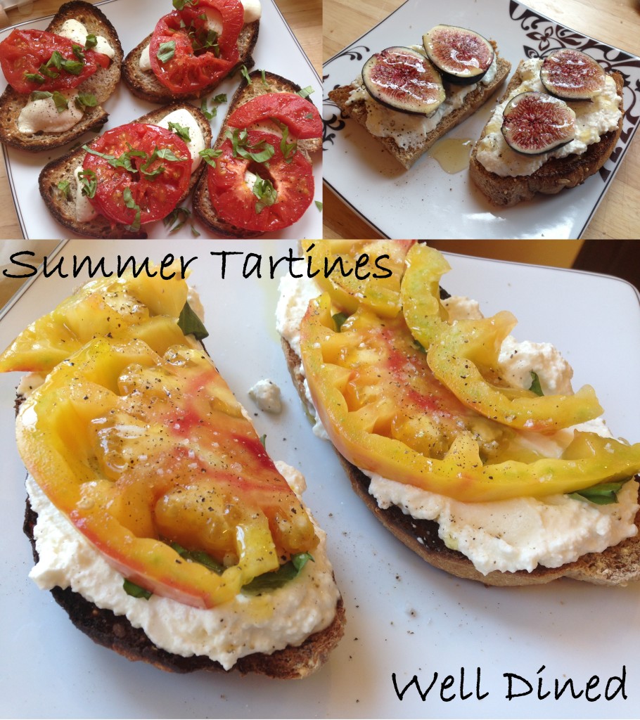 Well Dined | Summer Tartines