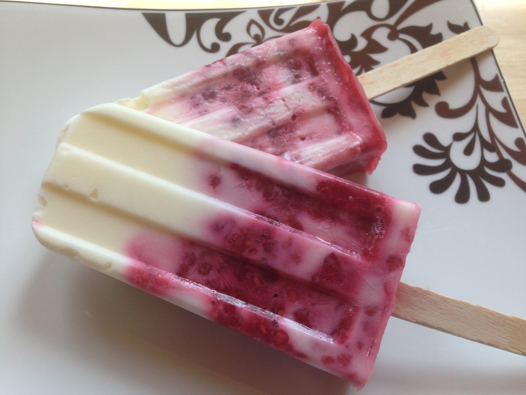 Well Dined | Raspberry Yogurt Ice Pop