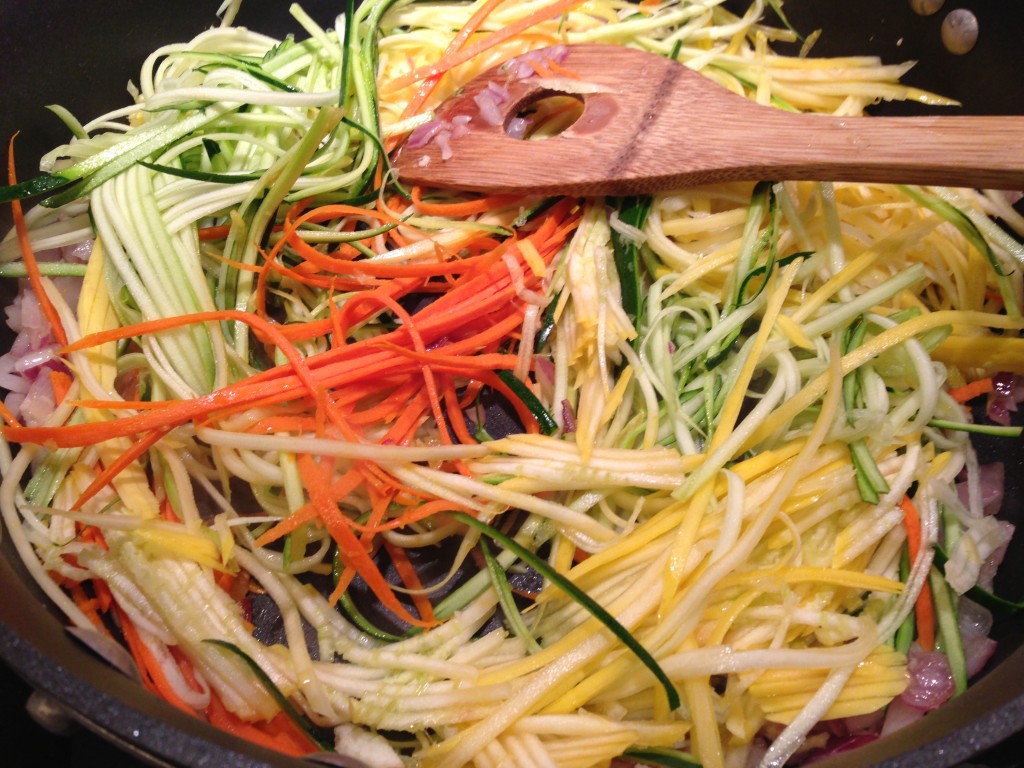 Well Dined | Sauteed Vegetable Julienne