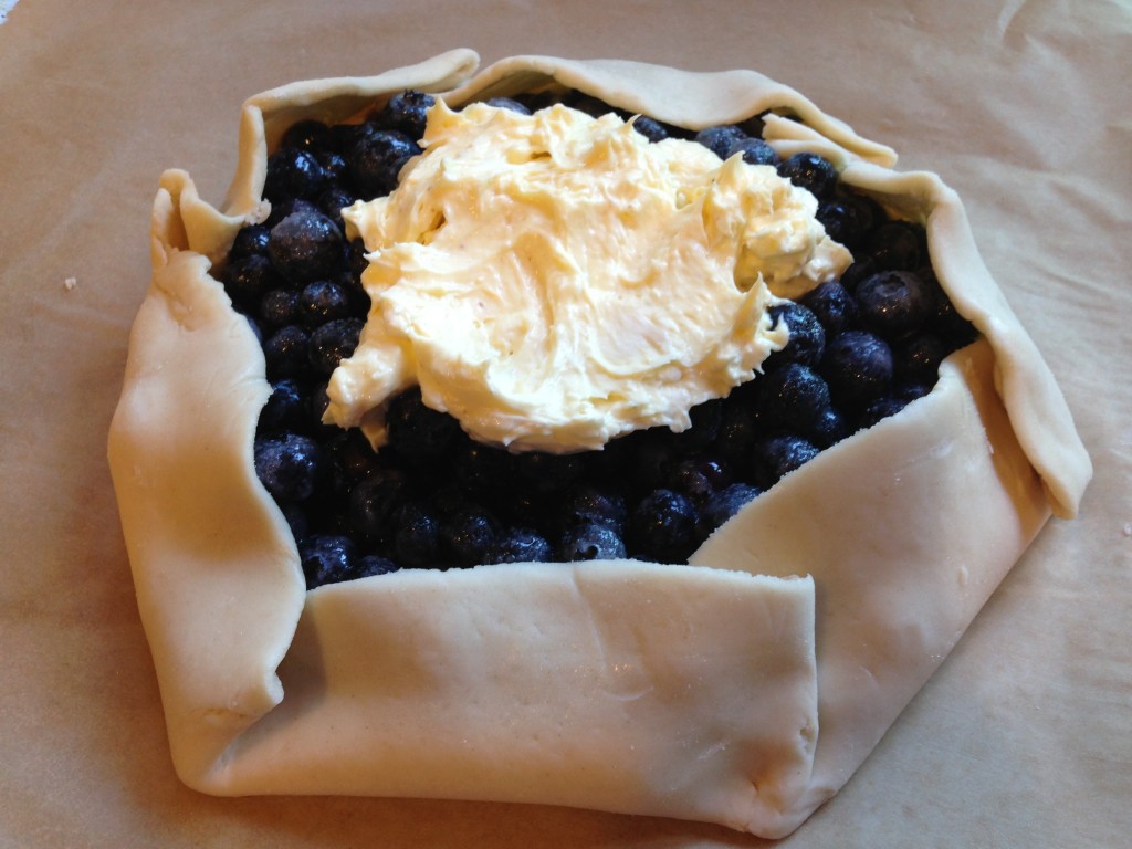 Well Dined | Blueberry Cheesecake Galette