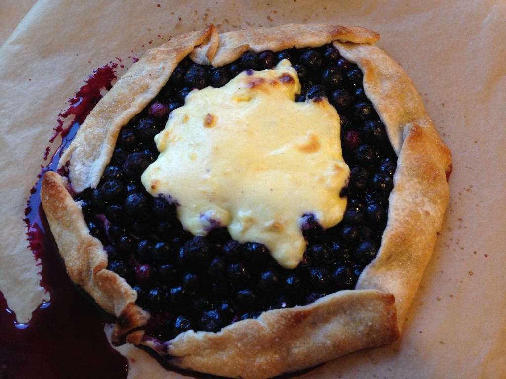 Well Dined | Blueberry Cheesecake Galette