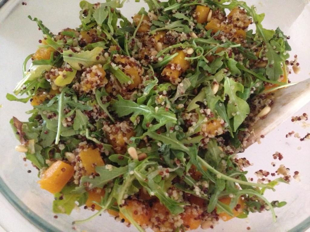 Well Dined | Butternut Squash Quinoa Salad with Goat Cheese