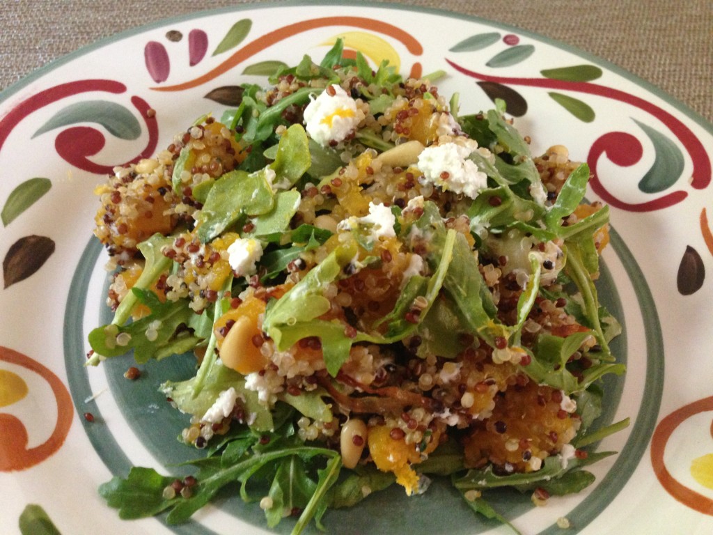 Well Dined | Butternut Squash Quinoa Salad with Goat Cheese