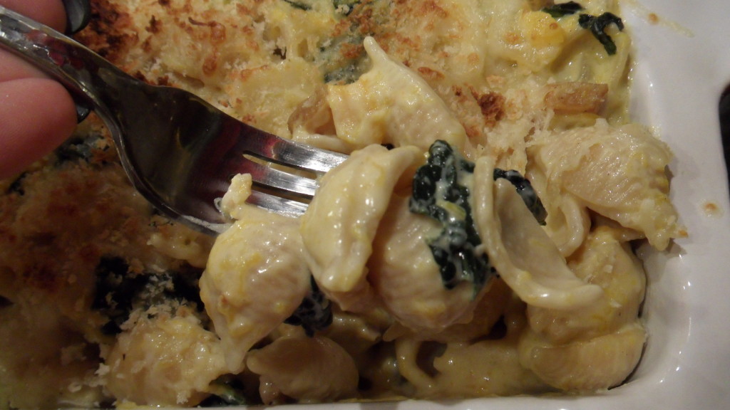 Well Dined | Butternut Squash and Kale Mac and Cheese