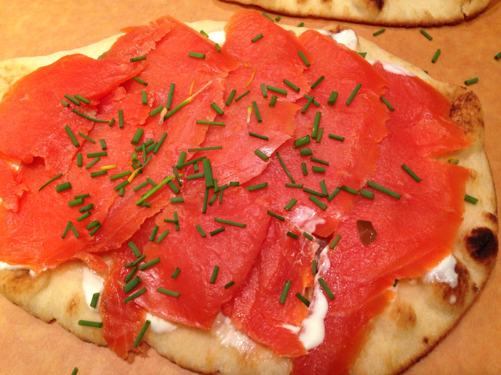 Well Dined | Salmon Pizzette