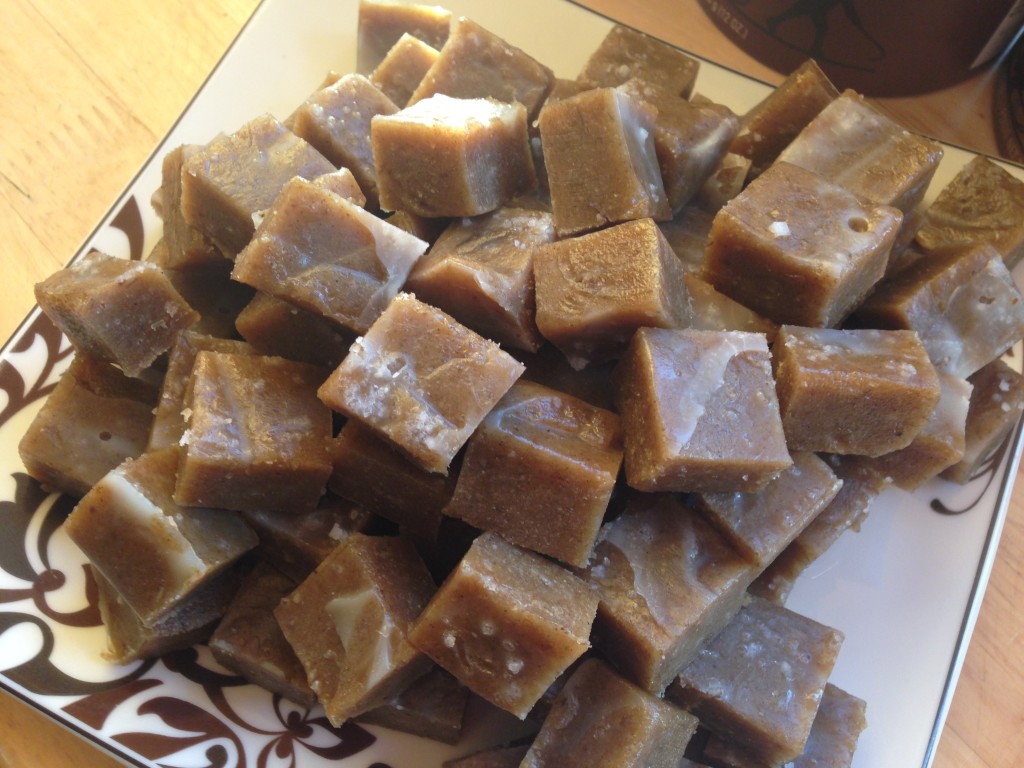Well Dined | Raw Tahini Date Salted Caramels