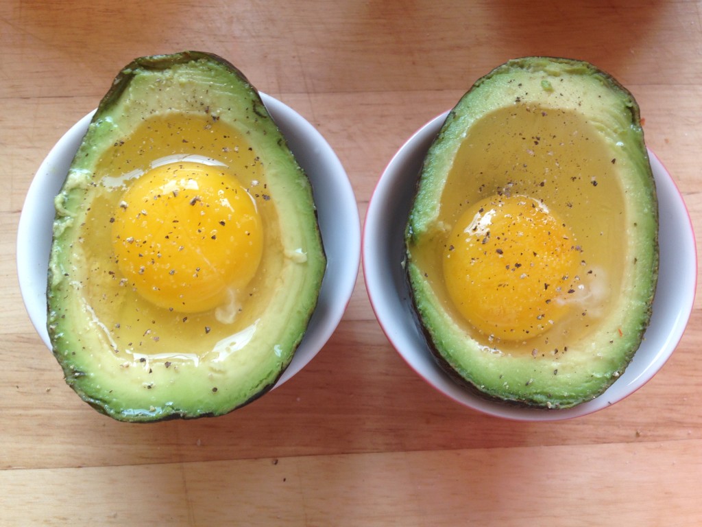 Well Dined | Baked Eggs in Avocado