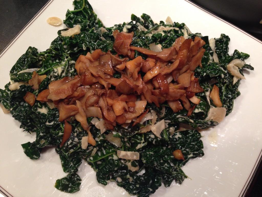 Well Dined | Miso Creamed Kale