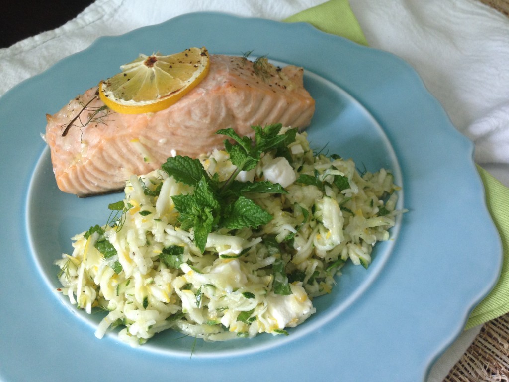 Well Dined | Garlic Butter Salmon with Dill