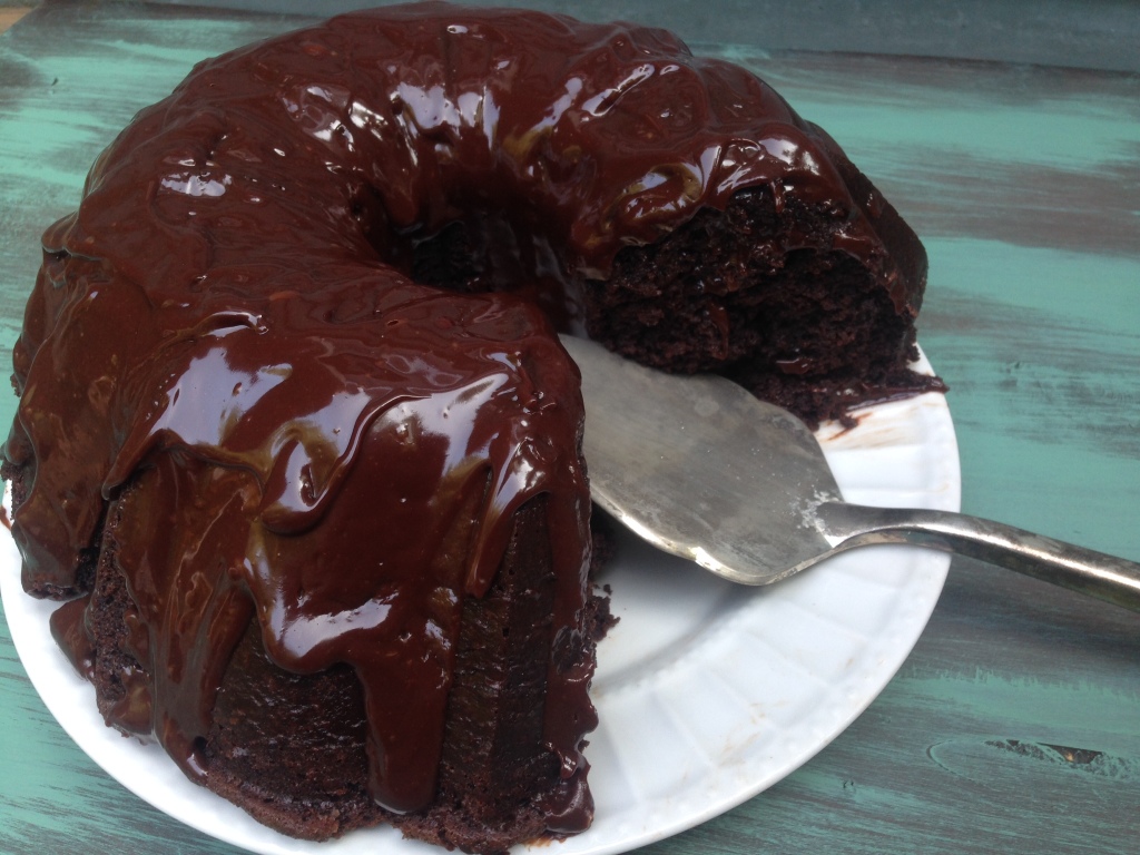 Well Dined | Chocolate Sour Cream Bundt Cake