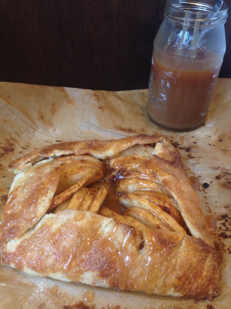 Well Dined | Apple Galette with Salted Bourbon Caramel