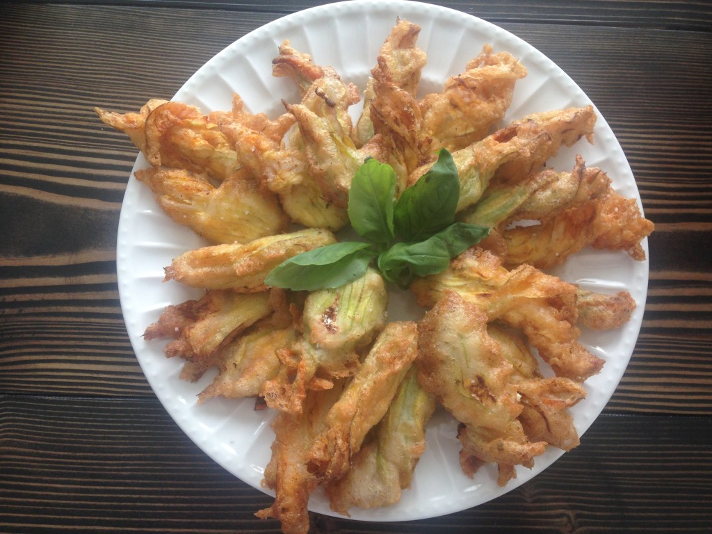Well Dined | Stuffed Squash Blossoms