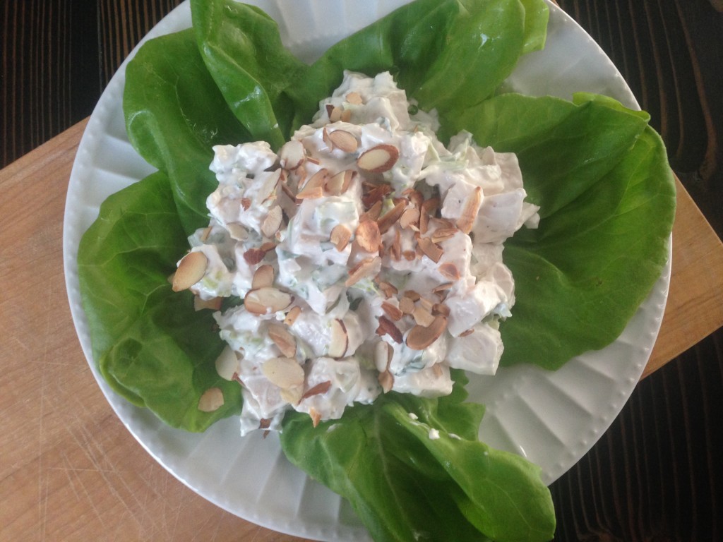Well Dined | Creamy Lemon and Fresh Basil Chicken Salad