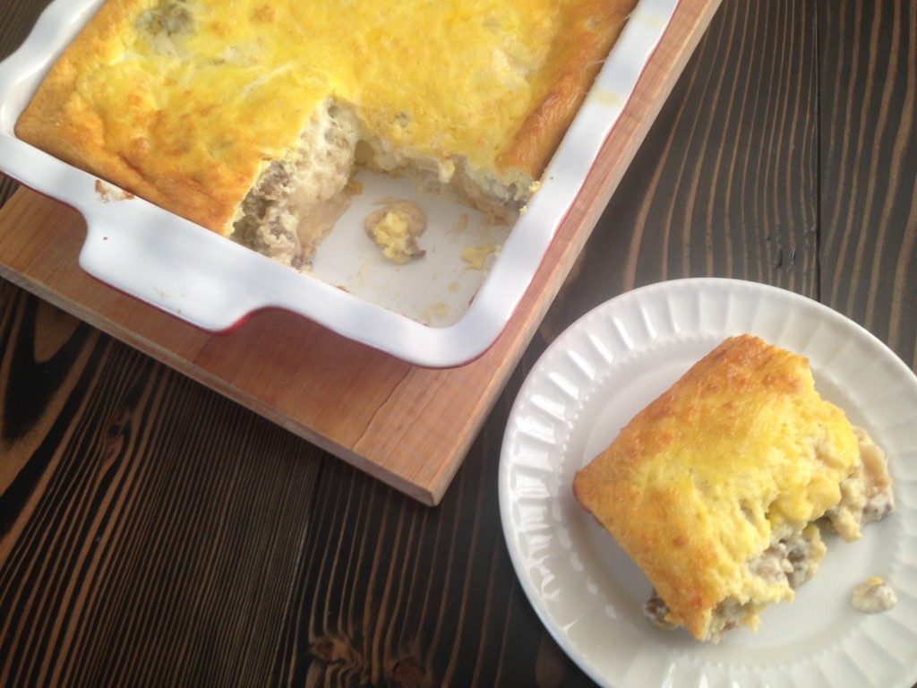 Well Dined | Biscuits and Gravy Casserole