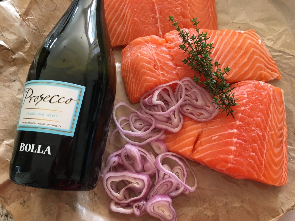 Well Dined | Prosecco Poached Salmon