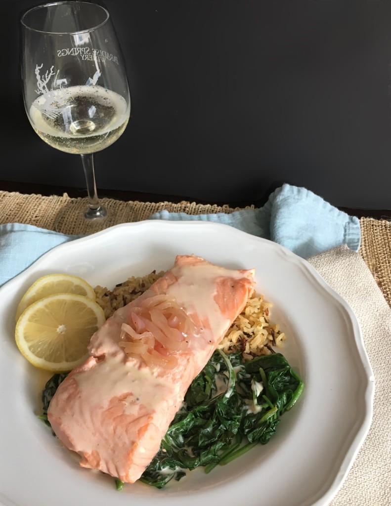 Well Dined | Prosecco Poached Salmon