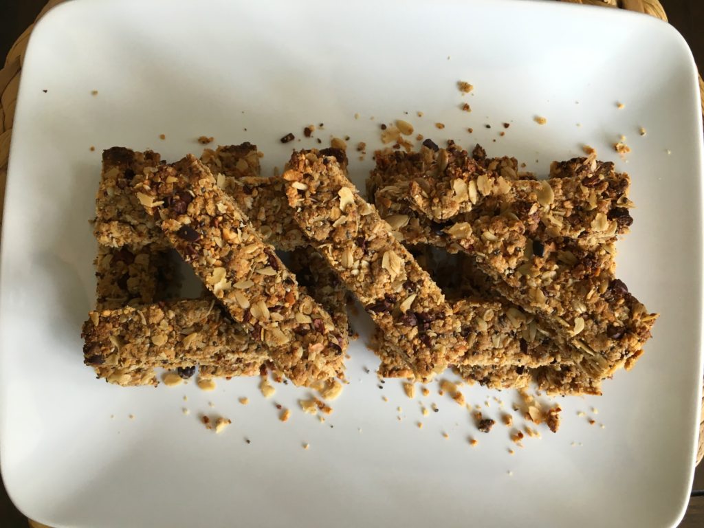 Well Dined | Cacao, Date, and Nut Granola Bars