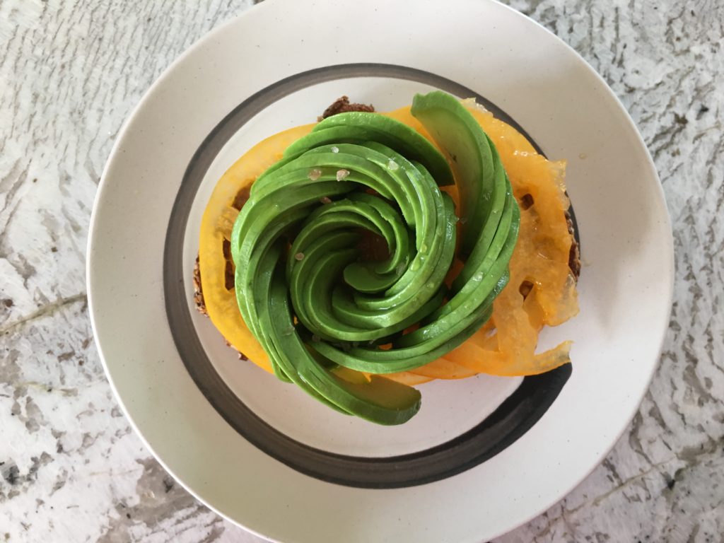 Well Dined | Avocado Rose Toast