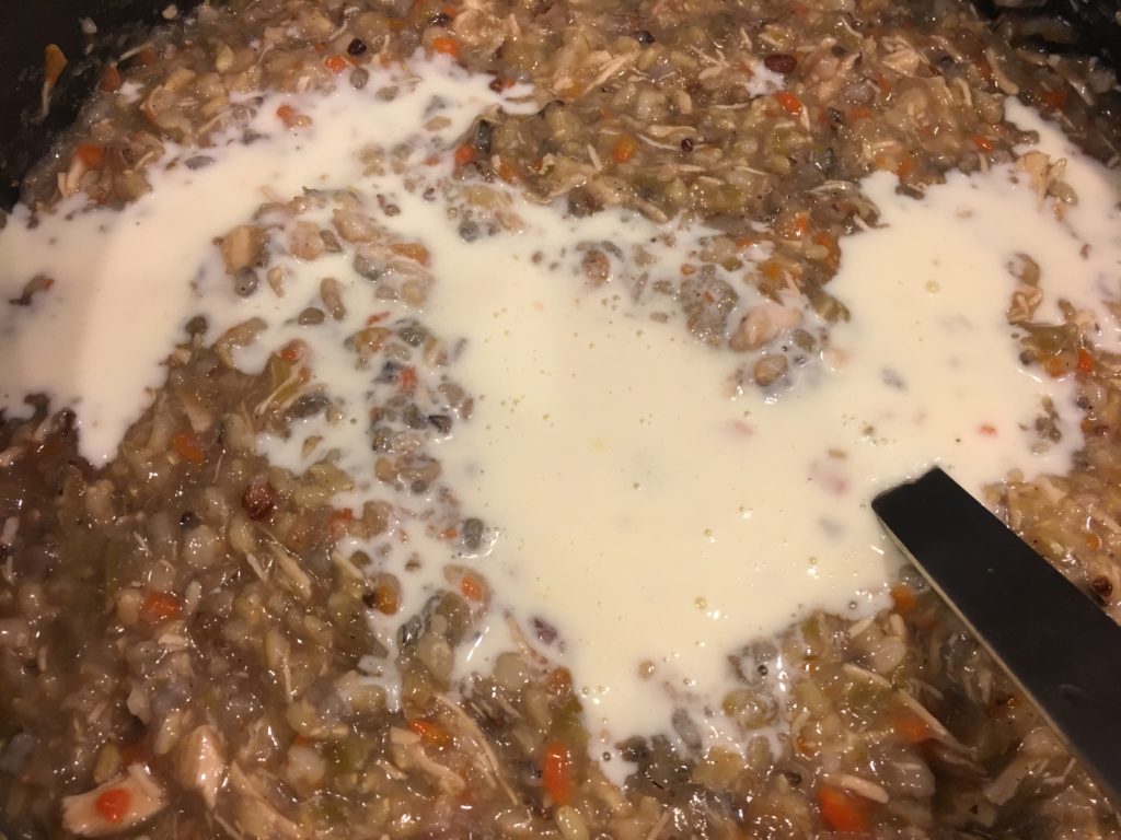 Well Dined | Slow Cooker Creamy Chicken and Wild Rice Soup