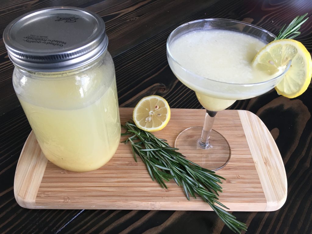 Well Dined | Lemon Curd and Rosemary Martini