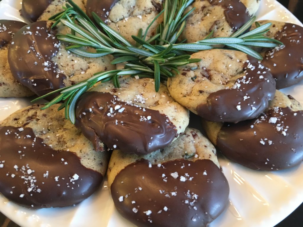 Well Dined | Spicy Rosemary Chocolate Chip Cookies
