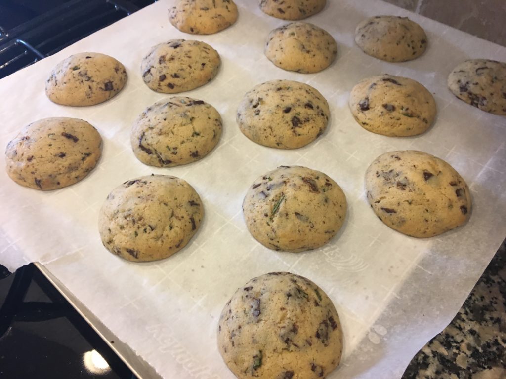 Well Dined | Spicy Rosemary Chocolate Chip Cookies